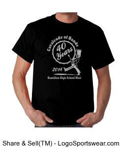 40th Cavalcade t-shirt - drummer Logo Design Zoom